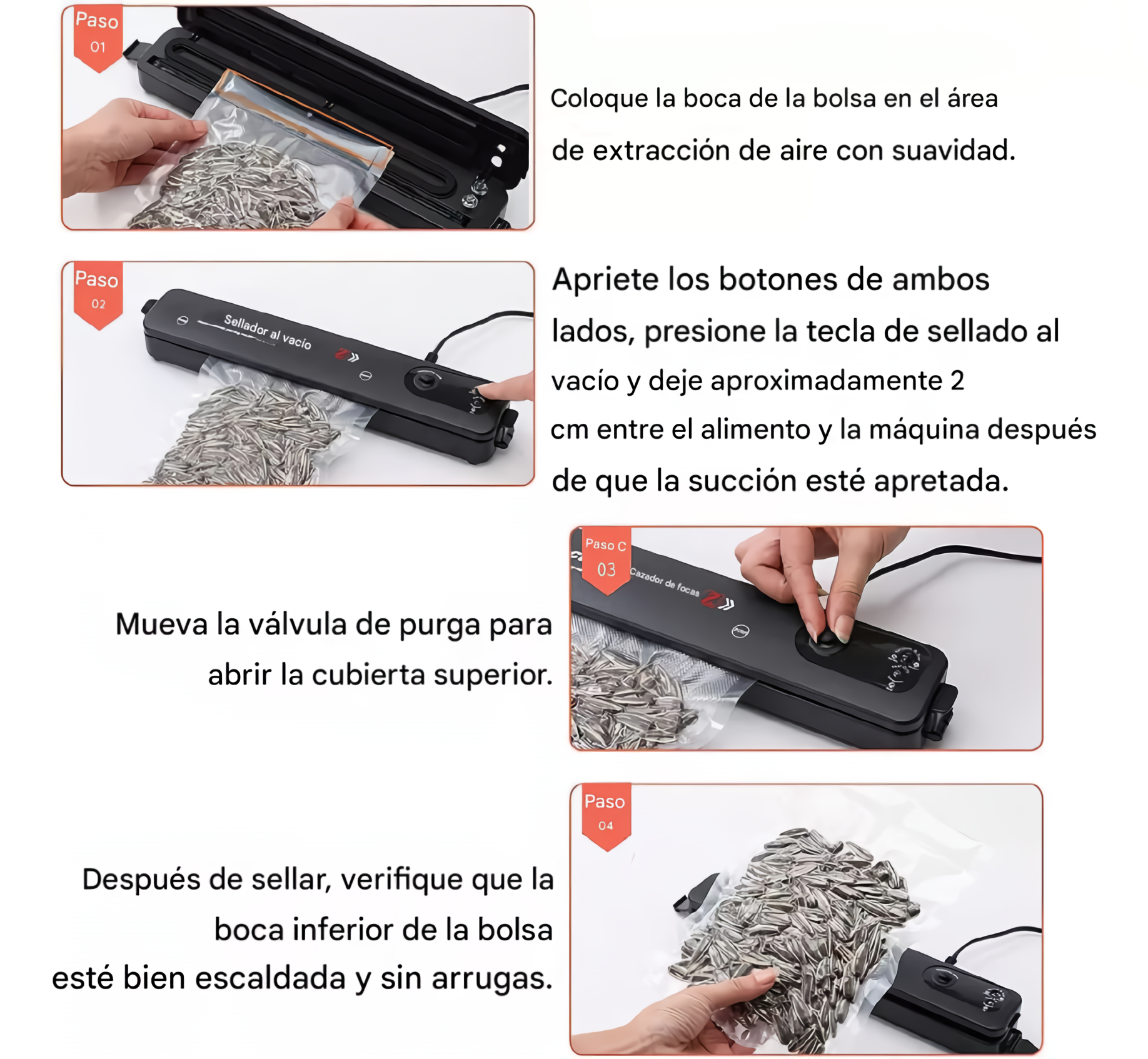 VACUUMSEAL™ SELLADORA AL VACIO CURLERPRO