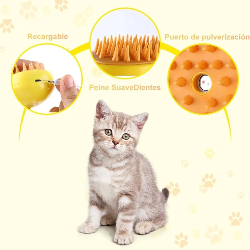 BYEHAIR™CEPILLO A VAPOR PARA MASCOTAS